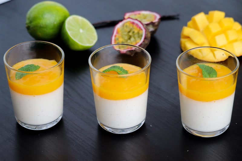 Passion Fruit Panna Cotta